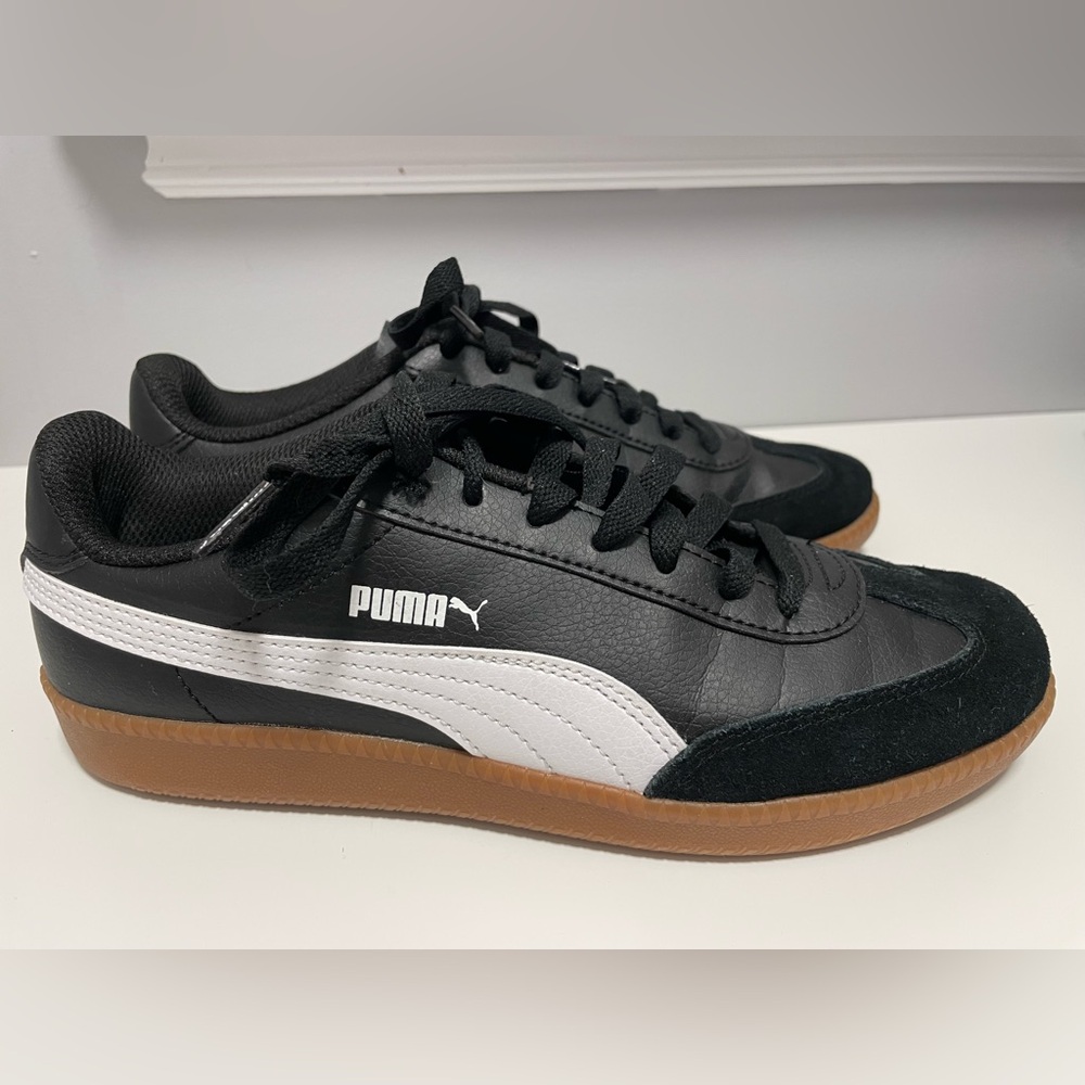 Puma Black and White Sneakers